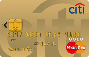 Кредитная карта «Citibank Mastercard Gold» от 