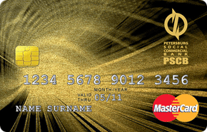 Дебетовая MasterCard Gold от Петербургского Социального Коммерческого Банка